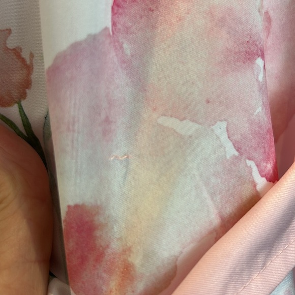 HELLO GORGEOUS Floral Satin Robe Size S - Picture 8 of 12